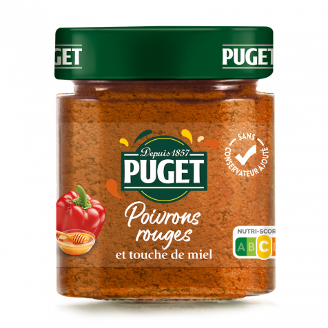 Tartinable Puget – Poivrons rouges, touche de miel​