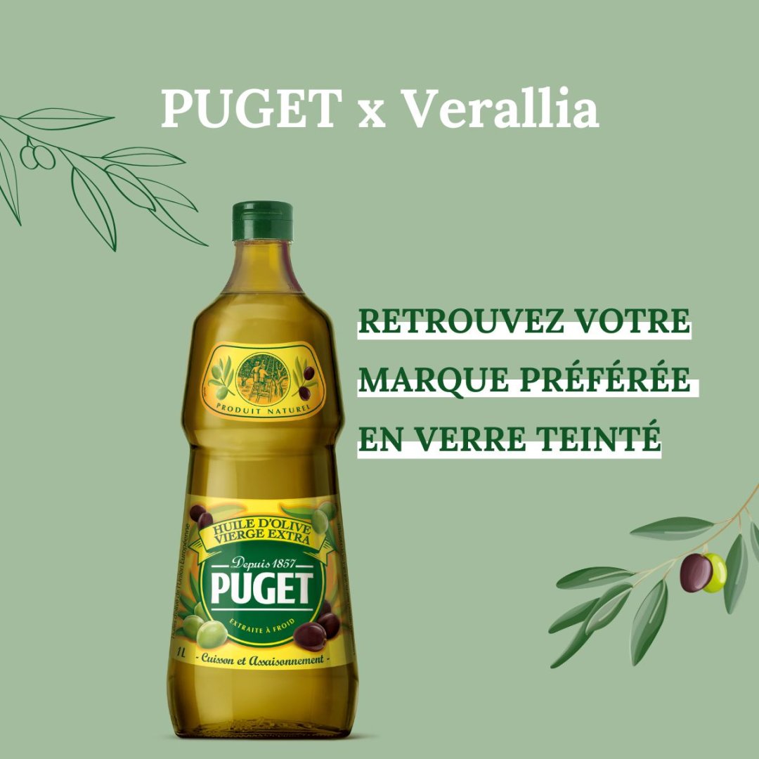 Nouvelle bouteille teintée PUGET