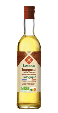 Huile tournesol vierge biologique
