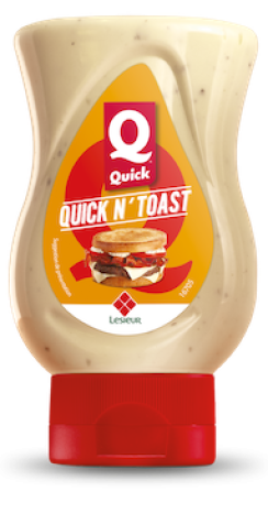 Packshot sauce Lesieur Quick n'Toast 220g